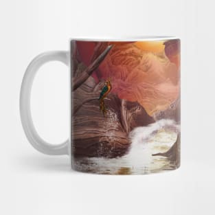 Beautiful mermaid in a wonderful fantasy world Mug